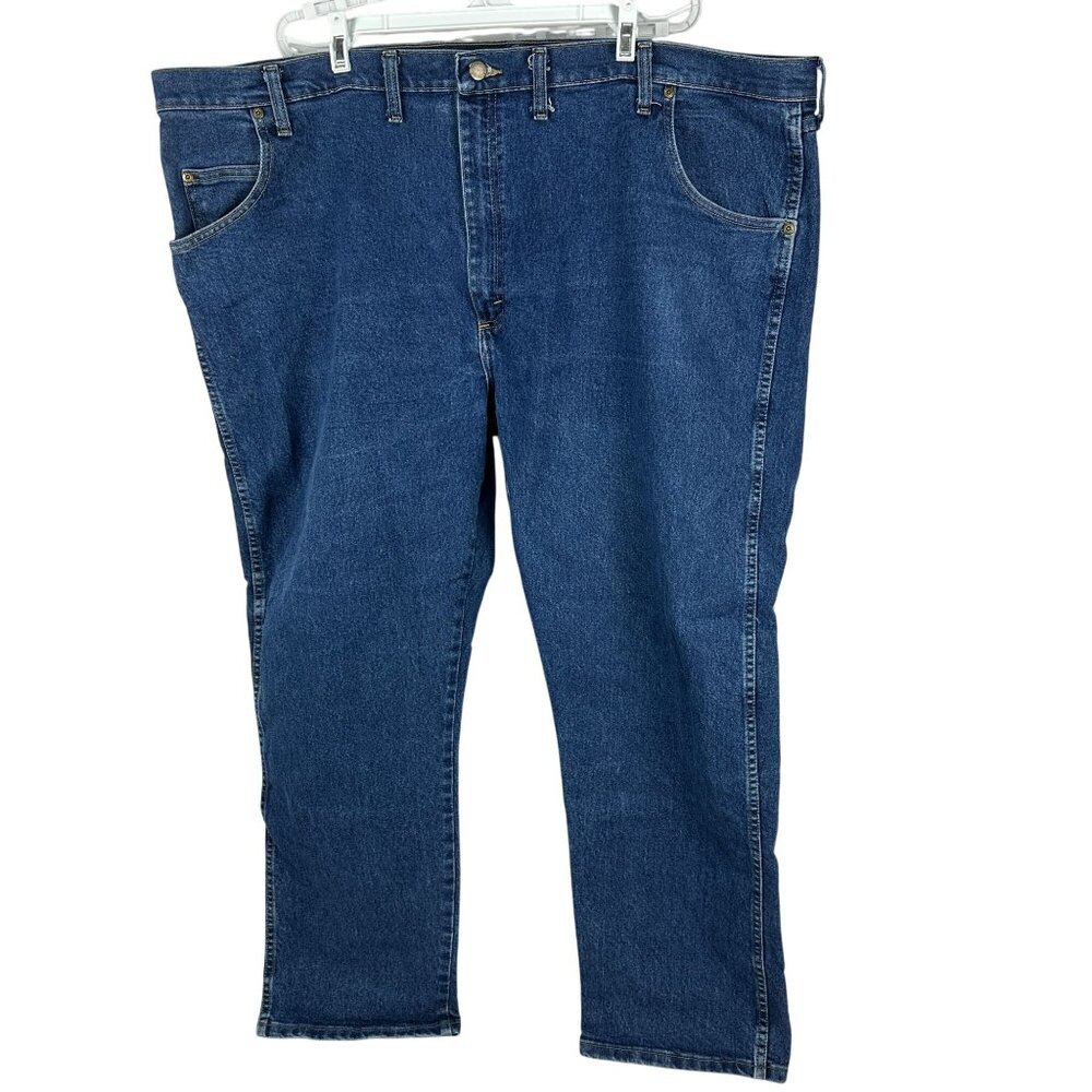 Wrangler Rugged Wear Mens Size 48x30 Classic Fit Blue Denim Jeans